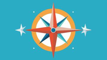 A Compass and Map A compass pointing in multiple directions overlaid on a map that represents various paths symbolizing guidance through diverse choices.. vector
