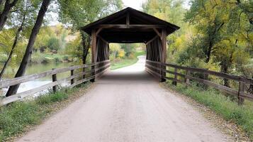 A wooden bridge photo