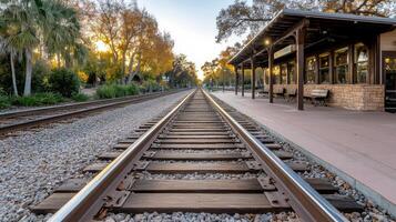 A train track photo