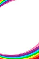 rainbow vertical frame for banner ad, graphic frame for sale banner background, advertising banner frame for presentation vector