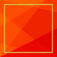 square red frame for banner ad, graphic frame for sale banner background, advertising banner frame for presentation vector