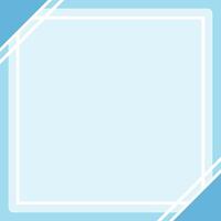 light blue square frame for banner ad, graphic frame for sale banner background, advertising banner frame for presentation vector