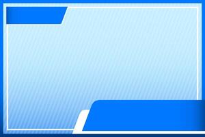 blue rectangle frame for banner ad, graphic frame for sale banner background, advertising banner frame for a presentation vector