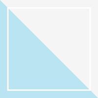 white blue square frame for banner ad, graphic frame for sale banner background, advertising banner frame for presentation vector