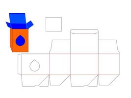 Customizable Water Drop Shape Window Box LASER CUT Design Files vector
