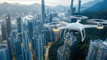 Drone technology in hong kong photo
