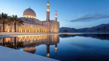 The sheikh zayed grand mosque in oman photo