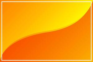 orange rectangle frame for banner ad, graphic frame for sale banner background, advertising banner frame for presentation vector