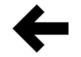 arrow icon simple, arrow sign, arrow symbol for direction and button vector