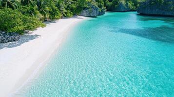 The beautiful beach in palawan, philippines photo