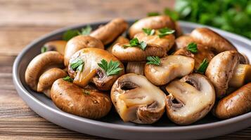 Mushrooms are a great source of vitamin b6 photo