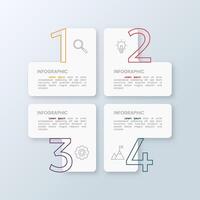 Steps business data visualization timeline process infographic template design with icons vector