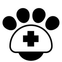 Veterinary Cross outline icon vector