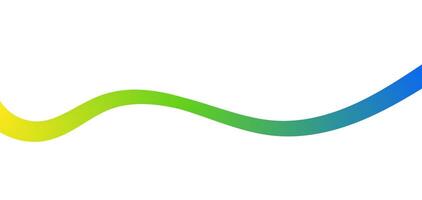 Fluid abstract line. Colorful gradient wave shape abstract background. vector