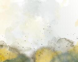 Bright and breezy colors merging in soft watercolor patterns. vector