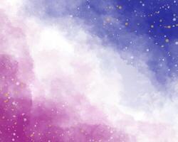 Organic shapes and color transitions in watercolor harmony. vector