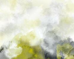 Color clouds merging softly with gentle watercolor gradients. vector