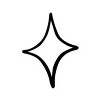 Star icon in trendy flat style isolated on white background. Star symbol for your web site design, logo, app, UI. vector
