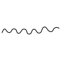 Wavy, zigzag, waving, criss-cross lines element. Wavy, waving, billowy and squiggle parallel stripes. Stock illustration, clip-art graphics vector