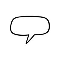 Speech bubble icon . Chat sign. Dialog symbol. vector