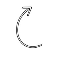 illustration of arrow icon. Web element of arrow icon for stock. vector