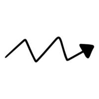 Growth graph icon. Simple illustration of growth graph icon for web vector