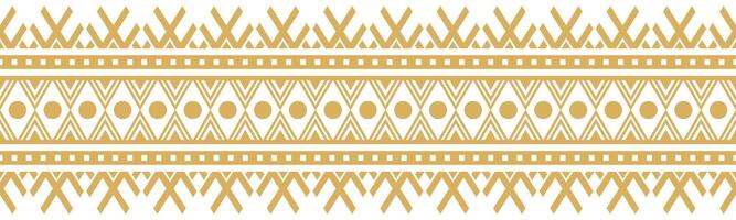 Ethnic Aztec Stripe Elements in Retro Tribal Border and Geometric Design. vector