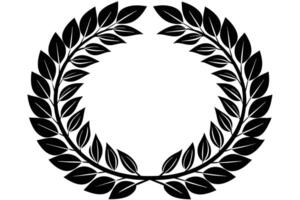 Classic Laurel Wreath Design for Awards and Recognition vector
