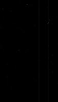Film grain texture with a black background. Noise, dust texture overlay with white vertical bad interference. Vertical composition. video