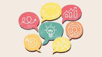 Set of dialog speech bubbles vector