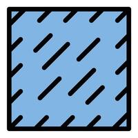 Pattern icon flat line style illustration representing design templates and textile layouts, suitable for fashion design, sewing, and crafting projects vector