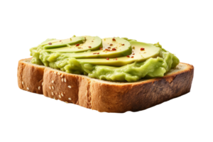 Avocado Toast on transparent background png