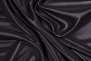 Dark Elegance Abstract Draped Silk Fabric Texture photo