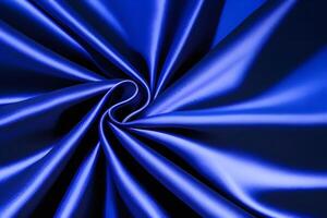 Royal Blue Satin Fabric Texture A Luxurious Swirl of Deep Blue photo