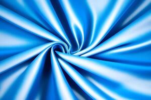 Abstract Blue Satin Swirl A Textured Symphony of Color and Light photo