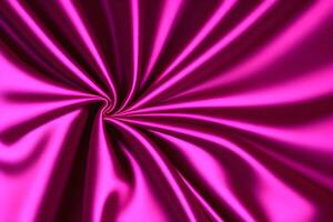 Vibrant Pink Silk Fabric Swirls A Luxurious Texture photo