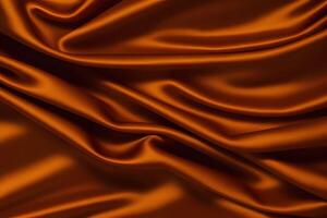 Luxurious Copper Satin Drape A Textured Abstract photo