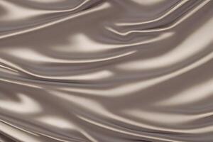 Elegant Draped Fabric A Study in Taupe Texture photo
