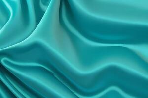 Aqua Silk Drape A Study in Smoothness and Teal photo