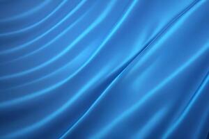 Abstract Blue Silk Drape A Serene Textured Background photo