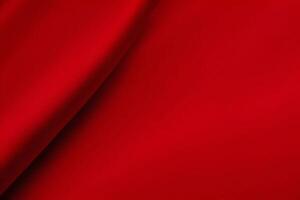 Abstract Red Fabric Texture A Study in Crimson Hues and Subtle Drape photo