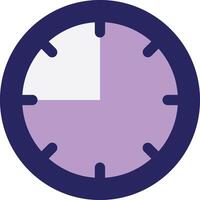 45 Minutes Clock Date vector