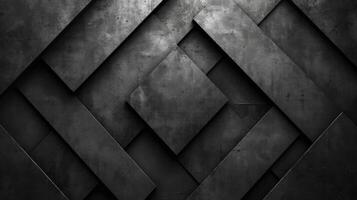 Black and white abstract background with geometric shapes photo