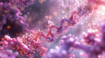 Dna is a protein that is made up of many different types of molecules photo