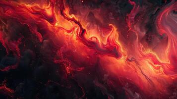 Scarlet smoke, dynamic red's passion. photo