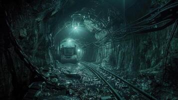 A Miners Trek Through Labyrinthine Underground Passages in Dynamic Exploration photo