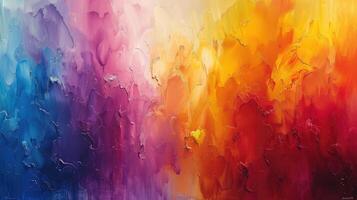 Dynamic Flow of Abstract Watercolor Waves Creating a Symphony of Colors photo