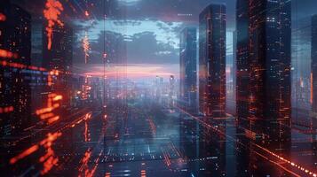 Towering monoliths of technology defining the future of cloud computing hubs photo