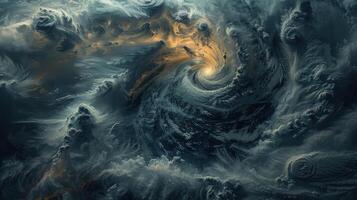 The sprawling chaos of a cyclone revealed in a striking satellite image photo