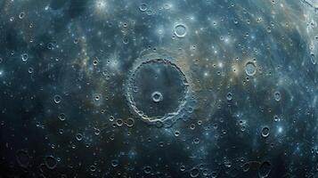 A mesmerizing aerial view highlighting the Moon's barren features photo